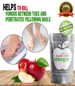 Apple Cider Vinegar Foot Soak & Detox for Tired Achy Feet, Dry Skin, Calluses, and Athlete's Foot