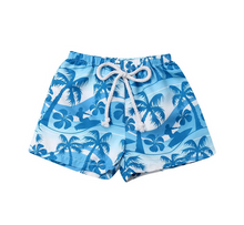 Load image into Gallery viewer, Toddler Boys 2-PC Swim Trunks Beach and Loungewear in Sailboat and Surfer Prints by Just Relax And Live!
